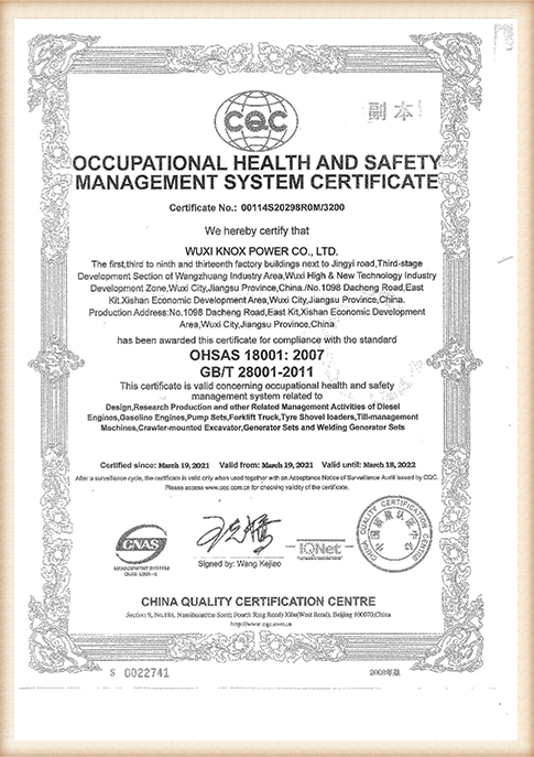 OUR CERTIFICATE